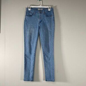 Levi's 721 Skinny Denim Jeans Women's 27 Light Wash Blue Casual Pants